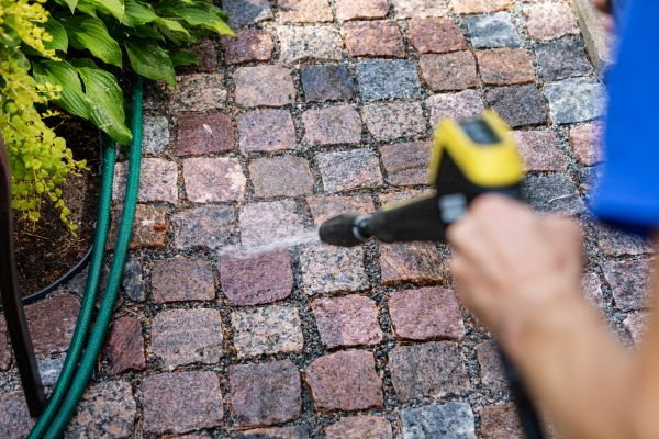 Paver Sidewalk Cleaning in North Fort Myers